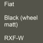 Preview: Fiat, Black (wheel matt), RXF-W.